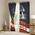 thumbnail image 3 of Erosebridal Football City Curtains Pack of 2 (42x63),American Football Sport Black Out Curtains,Chicago Curtains for Living Room,Stylish Bedroom Decor, 3 of 7