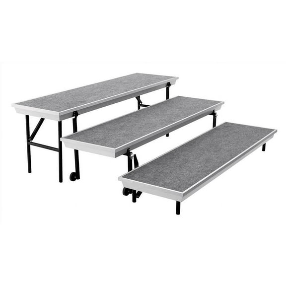 RISER 3-LEVEL NPS TRANS-PORT FOLDABLE RISER 18WX72L