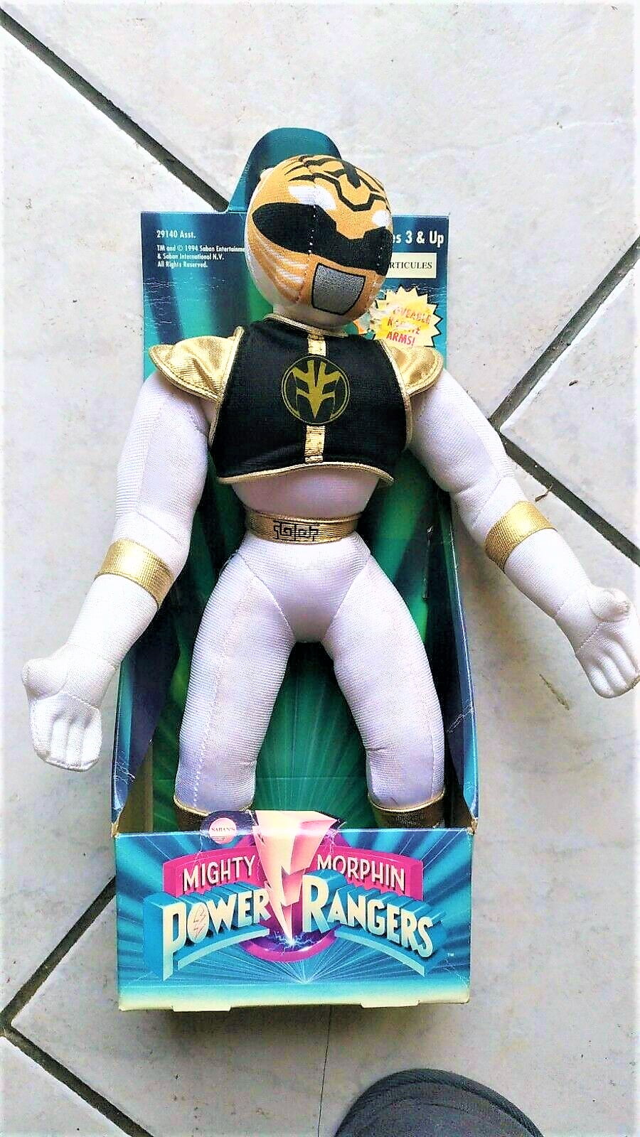 white ranger plush