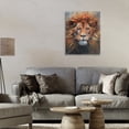 thumbnail image 2 of Stupell Industries Face Of A Lion Canvas Wall Art design by David Stribbling, 20 x 16, 2 of 7