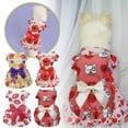 thumbnail image 5 of TIELUTT Pet Dog Clothes Valentine's Day Summer Cute Pet Clothes Rack Pet Clothes for Large Dogs Female Pet Clothes for Small Dogs Tutu Pet Clothes for Small Dogs Girls Dress Pet Clothes for Small Dogs, 5 of 5