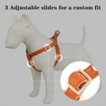 thumbnail image 4 of Plutus Pet Cotton Hemp Step In Dog Harness, Sustainable, Lightweight and Escape-Proof, Easy Walk Dog Harness for Puppy Small Medium and Large Dogs, Orange, M, 4 of 7