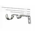 thumbnail image 3 of Linen Avenue Ball Double Window Curtain Rod Set, 66 to 120-inch, Polished Nickel, 3 of 3