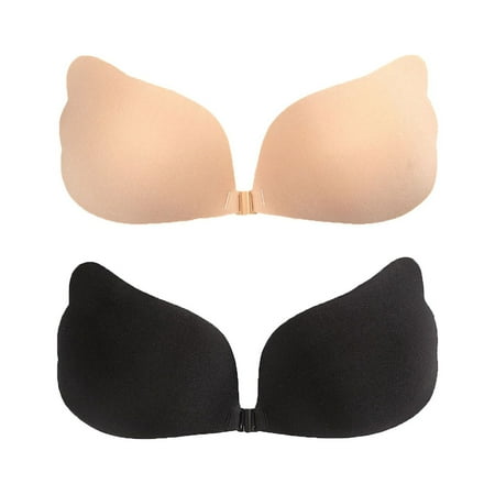 UoCefik Push Up Sticky Bra for Women  Reusable Invisible Bra Backless Strapless Bra Adhesive Bra Beige B