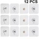 thumbnail image 4 of FOMIYES 12Ud Gancho Invisible De Acrílico Para Colgar Relojes Y Cuadros Con Fijación, 4 of 8