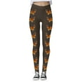 thumbnail image 4 of ZMHEGW Pants For Women Trendy Butterfly Print Leggings Lift Fitness Sports Leggings Yoga (Style 5) Trousers, 4 of 5