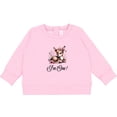 thumbnail image 2 of Inktastic 1st Birthday Cottagecore Baby Girl Deer Baby Sweatshirt, 2 of 4