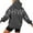 #0165-Dark Gray, variant on Uootdi Plus Size Christian Long Gift Sleeve Hoodies for Women Oversized Yahweh Sweatshirts Fashion Drawstring Casual Pullover Tops