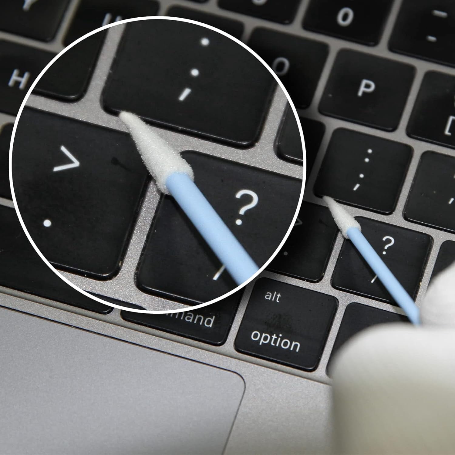 Double-Tipped Cleaning Swabs 2.9" Foam Swab Cleaning Sticks (1,000 pieces/pack)