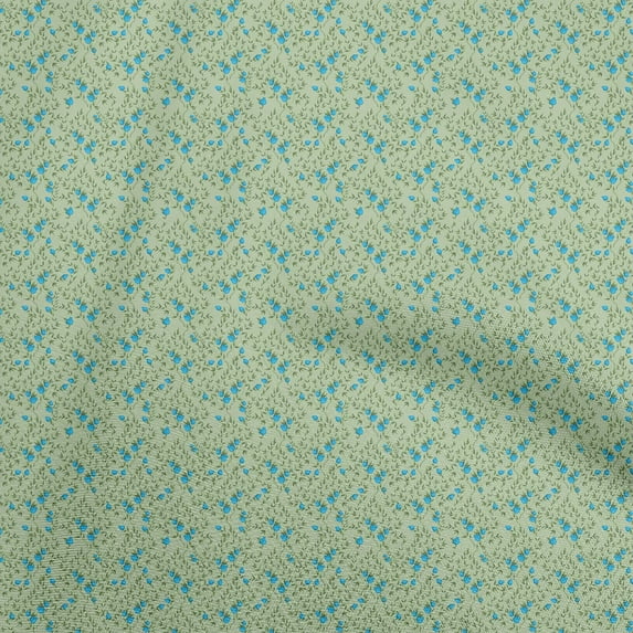 oneOone Viscose Jersey Mint Green Fabric Fruits Pomogranate Craft Projects Decor Fabric Printed By The Yard 60 Inch Wide