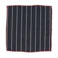 thumbnail image 2 of de Traje de Oficina Cuadrado de Bolsillo para Hombre de Boda de Rayas Sólidas - #1, se describe 01 Soledad Pañuelos de hombre, 2 of 7