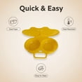 thumbnail image 6 of Microwave Egg Poacher & Cooker, 2-Cup Egg Boiler for Perfect Poached/Scrambled Eggs, BPA-Free, Dishwasher Safe, Quick Breakfast Maker for Home Kitchen, 6 of 6