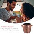 thumbnail image 2 of FELTECHELECTR 1Pack Party Ice Bucket Beverage Container Made of Rose Gold Plating for Adults at Buffet Events, 2 of 8