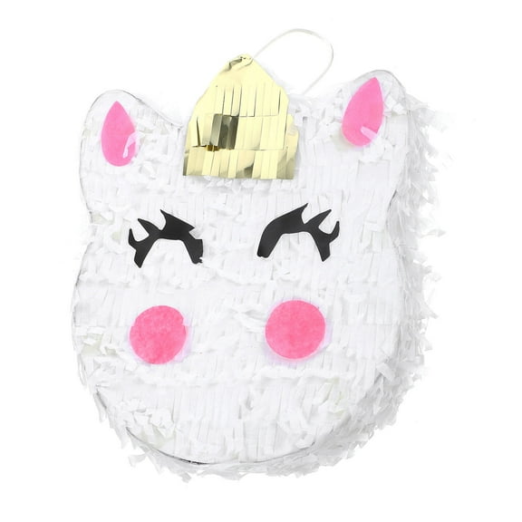 Minkissy Birthday Party Games Unicorn Pinata Smashing Toy White 1 Set