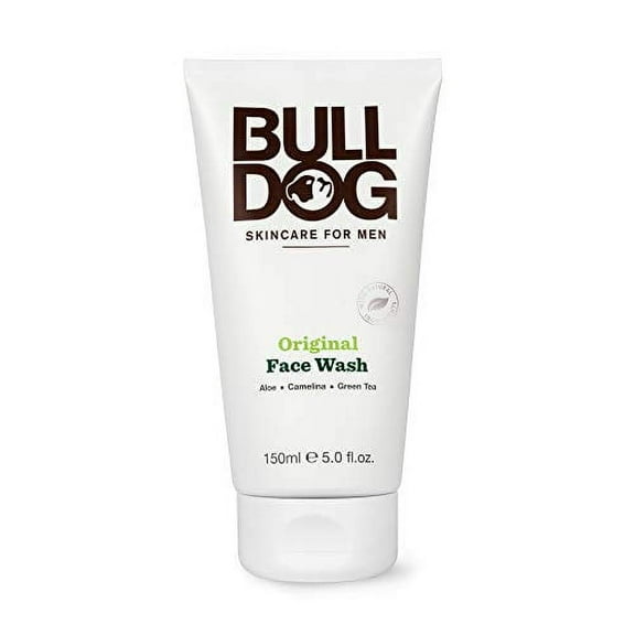 Bulldog Mens Skincare and Grooming, Original Face Wash/ Scrub, 5 Oz
