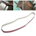 thumbnail image 3 of 10 piezas de banda de lijado de óxido de aluminio, papel de lija, banda abrasiva para lijadora, 533 x 9 mm (100#), 3 of 6