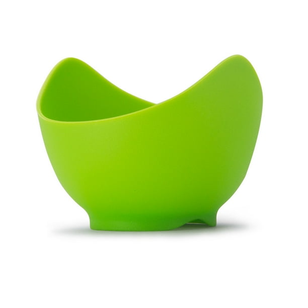 Zhuge 4 piezas de escalfador de huevos de silicona antiadherente, taza para escalfar huevos, olla para cocinar huevos escalfados, moldes para huevos, verde