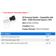 thumbnail image 2 of Pressure Sender - Compatible with 2003 - 2008 Chevy Express 1500 2004 2005 2006 2007, 2 of 2