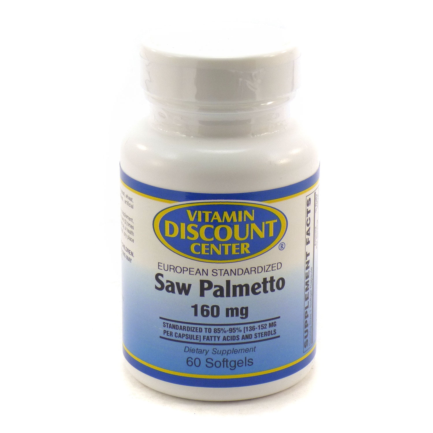 Saw Palmetto Extract 160 mg by Vitamin Discount Center 60 Softgels