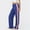 Blue, variant on Hauaitttt Women Side Striped Track Pants Drawstring Waist Wide Leg Cargo Sweatpants Casual Loose Jogger Pants Womens Flare Leggings Drawstring Casual Pants Women Women Pants Casual Low Waist Women 's