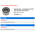 thumbnail image 2 of Wheel Bearing - Compatible with 1999 - 2001 Mercedes-Benz ML430 2000, 2 of 2