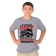 thumbnail image 4 of A Little Dirt Never Hurt Road Rumble Boys Kids T Shirt Tees Tops Teen Brisco Brands XS, 4 of 6