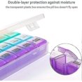 thumbnail image 5 of Mossime Large Monthly Pill Box Organiser 4 Week, Big Pill Organiser With Dust-proof Case, Big Tablet Box For Family, Daily Dosette Box Medication Orga, 5 of 5