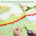 thumbnail image 4 of Uxcell Pom Pom Ball Fringe Trim, 10 Yards 8mm Mini Pom Pom Trim Ribbon for Home Decoration/DIY Crafts, White, 4 of 6