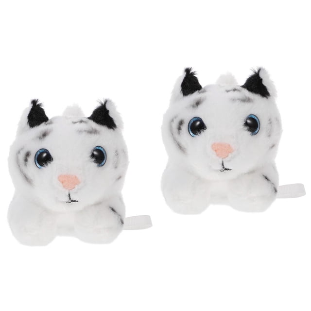 LEEYNEER 2 Pcs Tigre Accessoire Peluche Jouet Animal Fête Adorable pour Épaule pour Fête
