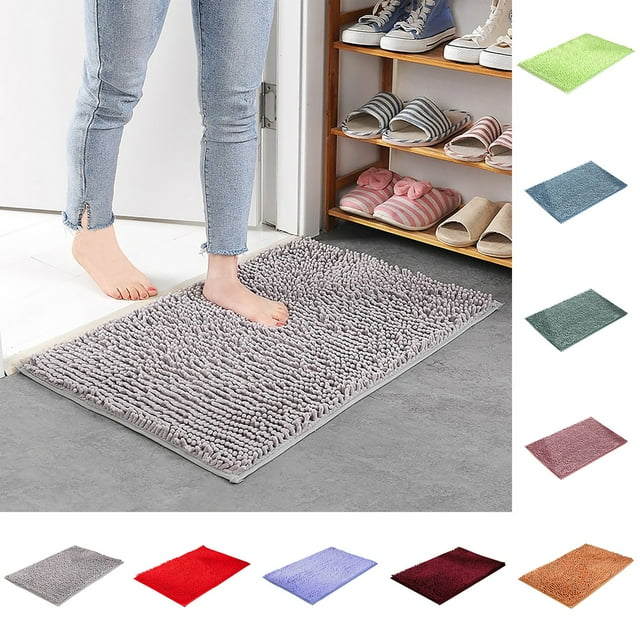 Tapis de Porte pour Chien en Microfibre Absorbante Antidérapant Lavable Tapis pour Animal Tapis d'Entrée Lavable à la Machine Tapis Intérieur Extérieur