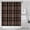Brown/Beige, variant on Brown Beige Checkerboard Checkered Pattern Shower Curtain 36"x72" ,Bathroom Decorative Shower Curtains Set with 12 Hooks,Modern Waterproof Washable Shower Curtain