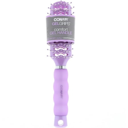 brush hair conair gel vent vary grips ea color walmart