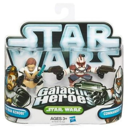 Star Wars Galactic Heroes Figure 2 Pack Obi-Wan Kenobi & Commander Fil