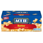 Act II Butter Microwave Popcorn, 2.75 oz., 28 Count Bags