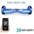 thumbnail image 2 of Hover-1 Matrix Hoverboard for Teens, 180 lb Maximum Weight, LED Lights & Bluetooth Speaker, Blue, 2 of 8