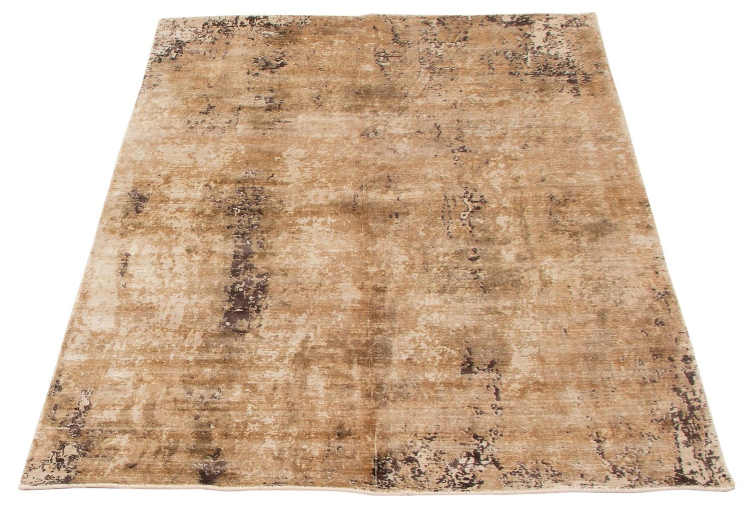 ECARPETGALLERY 5'0" x 7'6" Contemporary Galleria Hand Loomed Area Rug for Living Room, Dining Room and Bedroom in Brown