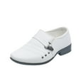 thumbnail image 2 of Fozruso Leather Shoes Boys Perform Children Student Baby Style Casual British Toddler Boy's Shoes,Sizes 9 Little Kid 3-3.5 Years(White), 2 of 6