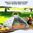 thumbnail image 4 of Foldable Waterproof Blanket 2-in-1 Mat Tote Bag Padded Beach Camping Travel, 4 of 9