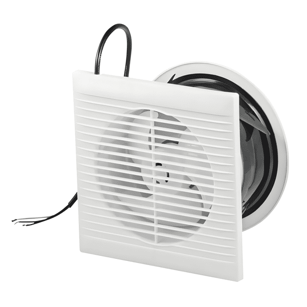 6 Inch Through-Wall Exhaust Fan, 110 CFM AC Motor, Quiet Ventilation with Easy Installation, for Bathroom, Garage & Laundry Room