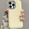 thumbnail image 3 of Luxury Plating Design Solid Color Phone Case For iPhone 15 14 13 12 11 Pro Max New Girl Simple All-inclusive Soft Silicone Cover, 3 of 4