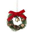 thumbnail image 4 of Festive Seasonal Wreath for Front Door Celebration Greenery Arrangement for Home, 4 of 6