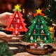 thumbnail image 4 of Árbol De Navidad De Madera Diy Para Decorar El Escritorio. Adornos Navideños. Decoración Para La Ventana Del Centro Comercial Infantil., 4 of 7