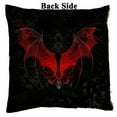thumbnail image 2 of EREHome Red dragon wings Pillow Case Home Decor Cushion Cover 18x18 Inch, 2 of 2