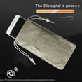 thumbnail image 4 of Security Pouch Faraday Bag Anti-Radiation Cell Phone Sleeve Signal Block Pouch Shield EMF 5G Protection RF GPS RFID Privacy Case Covers Smartphone Electronic Devices Anti-Tracking Wallet, 4 of 4