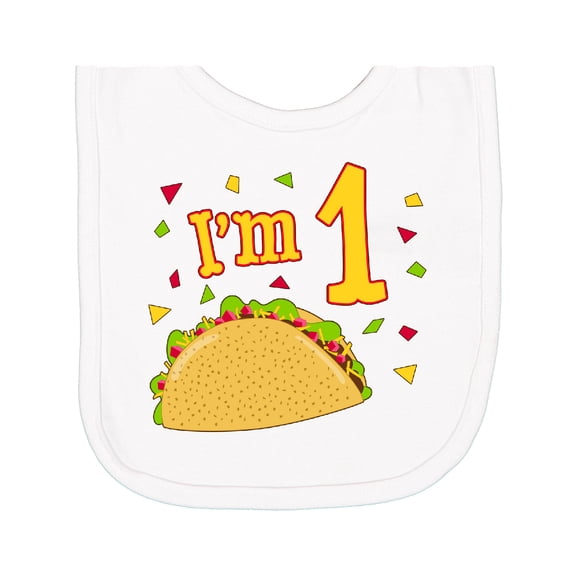 Inktastic I'm One Taco Birthday Party Newborn Bib