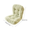 thumbnail image 3 of Desk Chair Cushion,Office Chair Cushion Seat,Plush Cushion with Back Support Lounger Cushion with Fixing Band,32X18 in （Green）, 3 of 5