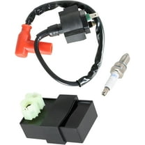 munirater Ignition Coil Spark Plug CDI Box Replacement for 30410-HM7-003 30510-HM7-003 Replacement for Honda Foreman 400 TRX400FW 4x4 1995-2003