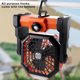 thumbnail image 4 of Bewildely Ventilador de camping portátil giratorio ajustable Senderismo Mini ventiladores de viaje Enfriador de hogar con dispositivo de Electrodomésticos Verde negro, 4 of 6