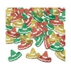 Beistle 1/4" Sombreros Fanci Confetti Red/Gold/Green 5/Pack 57816