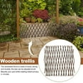 thumbnail image 5 of Expandable Wooden Trellis Fence with Natural Lattice, Adjustable Plant Support for Indoor Outdoor Garden Decor on Patio, Balcony, Yard, 5 of 5